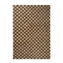 Ferm Living - Check Wool-jute rug, 200 x 300 cm, coffee / natural
