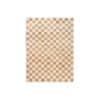 Ferm Living - Check Wool-jute rug, 140 x 200 cm, off-white / natural