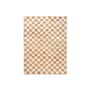 ferm Living - Check Wool-jute rug, 140 x 200 cm, coffee / natural