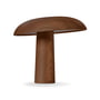 ClassiCon - Forma LED table lamp, clear lacquered walnut