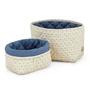 Cam Cam Copenhagen - Quilted storage baskets, capri (set of 2)