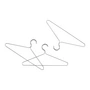 HAY - Colour Coat hanger, mirror (set of 3)
