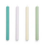 HAY - Hexagon Stick candles H 24 cm, fresh (set of 4)
