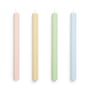 Hay - Hexagon Stick candles H 24 cm, pastel (set of 4)