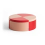 HAY - Tin Container round, red / soft pink