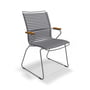 HOUE - CLICK Outdoor Dining armchair with high backrest, dark gray