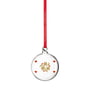 Holmegaard - Christmas bauble, 2024 Ann-Sofie Romme, Ø 6.5 cm, clear