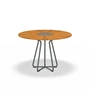 HOUE - CIRCLE outdoor table Ø 110 cm, bamboo