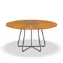 HOUE - CIRCLE outdoor table Ø 150 cm, bamboo