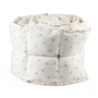 Sebra - Baby cot bumper, square quilted / Sophora Leaves