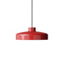 Lacquer LED pendant light M, red