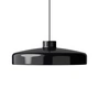 NINE - Lacquer LED pendant light L, black