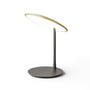 NINE - Disc LED table lamp, brass / black