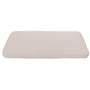 Sebra - Junior fitted sheet 160 x 70 cm, jersey seabreeze beige