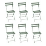 Fermob - Bistro Metal folding chair, cactus (set of 6)