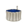 OYOY - Toppu bread basket, clay / optic blue