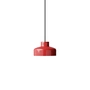 NINE - Lacquer LED pendant light S, red