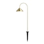 Frandsen - Grasp LED rechargeable outdoor light with ground spike, brass