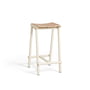 Hay - Taburete 8 Bar stool, low, natural oak / eggshell