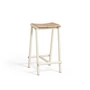 HAY - Taburete 8 Bar stool, low, natural oak / eggshell