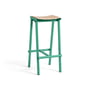 Hay - Taburete 8 Bar stool, high, natural oak / soft jade