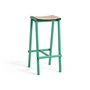 HAY - Taburete 8 Bar stool, high, natural oak / soft jade
