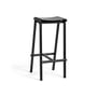 Hay - Taburete 8 Bar stool, high, black oak / black