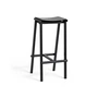 HAY - Taburete 8 Bar stool, high, black oak / black