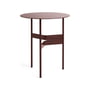 Hay - Shim side table, Ø 45 cm, bordeaux