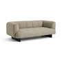 HAY - Quilton Lift 2-seater sofa, black oak / Tadao 0720