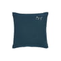 Nobodinoz - L1N0 cushion, 45 x 45 cm, deep blue (embroidered)