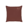 Nobodinoz - L1N0 cushion, 45 x 45 cm, prune (embroidered)