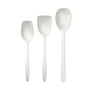 Rosti - Classic mixing spoon set, white (set of 3)