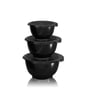 Rosti - Margrethe Mini bowl set, 0.25 - 0.75 L, black (set of 6)