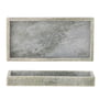 Bloomingville - Majsa tray, 25.5 x 3 x 12.5 cm, marble green