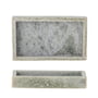 Bloomingville - Majsa tray, 17.5 x 3 x 10 cm, marble green