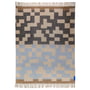 Mette Ditmer - Maze wool blanket, 130 x 190 cm, light blue