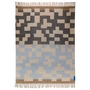 Mette Ditmer - Maze wool blanket, 130 x 190 cm, light blue