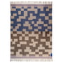 Mette Ditmer - Maze wool blanket, 130 x 190 cm, chocolate