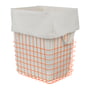 Mette Ditmer - Store-It basket with canvas bag, L, orange