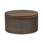 Mette Ditmer - Modest storage jar with lid, Ø 10.5 x H 6 cm, walnut