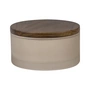 Mette Ditmer - Modest storage jar with lid, Ø 10.5 x H 6 cm, putty