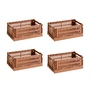 HAY - Colour Crate Basket S, 26.5 x 17 cm, terracotta, recycled (set of 4)