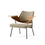 & Tradition - RFH Lounge Chair RD8, gray-brown (Hallingdal 65 227)