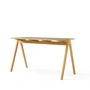 & Tradition - Daystak RD2 table, 122 x 61 cm, beech / Fenix Verde Comodoro (0750)