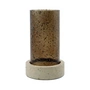 House Doctor - Rivo candle holder, Ø 13 x H 21.5 cm, brown