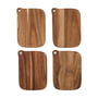 House Doctor - Eya chopping board, acacia (set of 4)