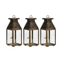 House Doctor - Tilka lantern, antique brass (set of 3)
