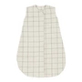 Nobodinoz - L1N0 Baby sleeping bag, 0-6 months, charcoal grid (light)