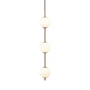 Umage - Audrey 3 LED pendant light, brass / opal glass